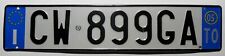 Nummernschild europa italien gebraucht kaufen  Bonn