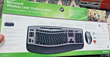 TECLADO ERGONÔMICO SEM FIO MICROSOFT LASER DESKTOP 6000 + MOUSE NA CAIXA!!! comprar usado  Enviando para Brazil