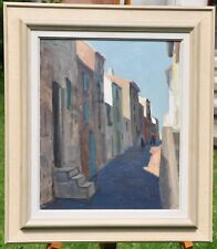 Używany, GUNNAR SIGFRID MALM (1909-1986) - obraz olejny na pokładzie - scena miejska Arte Arte na sprzedaż  PL