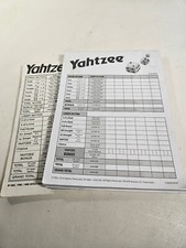 Yahtzee score card for sale  Jacksonville
