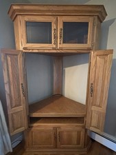 Wooden stand storage for sale  Billerica