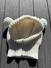 Knitted cream bear for sale  San Francisco