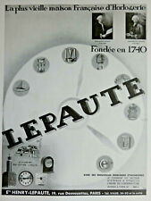 Publicité presse 1933 d'occasion  Compiègne