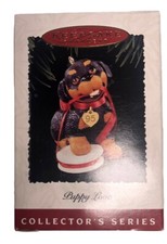 1995 Hallmark enfeite de Natal - Puppy Love - Rottweiler - #5 em série, usado comprar usado 1995 Hallmark enfeite de Natal - Puppy Love - Rottweiler - #5 em série, usado comprar usado  Enviando para Brazil