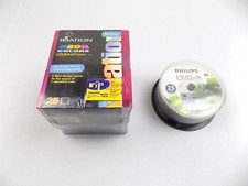 Pacote com 25 estojos de armazenamento Imation NOVO CD/DVD design fino com 22 Philips DVD+R 8x comprar usado Pacote com 25 estojos de armazenamento Imation NOVO CD/DVD design fino com 22 Philips DVD+R 8x comprar usado  Enviando para Brazil