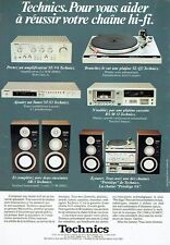 1980 technics advertising d'occasion  Expédié en Belgium