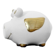 Sparschwein engel gold gebraucht kaufen  München