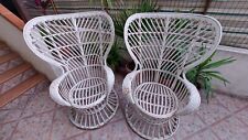 Poltrone vintage giardino usato  Gela