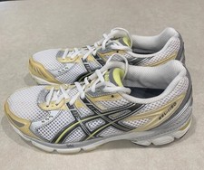 Tênis de corrida ASICS GT 1150 Duomax feminino branco e amarelo T065N tamanho 9,5 comprar usado  Enviando para Brazil