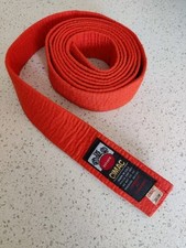 Cimac orange belt for sale  CHESTERFIELD