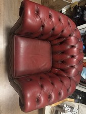 Chesterfield leather tub for sale  MOTHERWELL