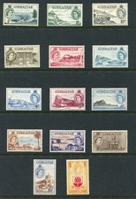 Gibraltar #132-145 Isabel II Juego Completo [Como Nuevo Ligeramente Bisagras] segunda mano  Embacar hacia Mexico