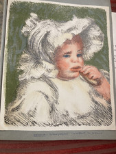 Renoir lithographie enfant d'occasion  Paris XI