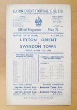Leyton orient swindon for sale  UK