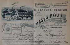 Invoice lyon 1900 d'occasion  Expédié en Belgium