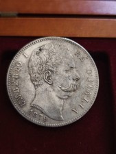 Umberto lire 1879 usato  Catania