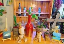 Soliflore peinture verre d'occasion Soliflore peinture verre d'occasion  Nogent-sur-Vernisson