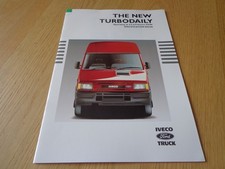 1996 IVECO FORD TURBODAILY VAN LIVRO DE ESPECIFICAÇÕES/FOLHETO comprar usado  Enviando para Brazil