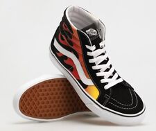 vans sk8 hi flame / fire 39, new, black, orange, red , używany na sprzedaż  PL