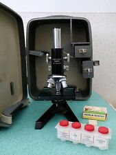 Microscópio monocular vintage Reichert Áustria número de série 240217 em estojo Leitz comprar usado  Enviando para Brazil