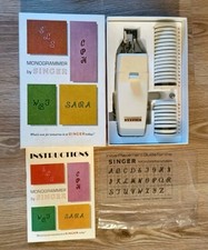 Singer monogrammer attachment for sale  Bonanza