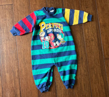Roupa de bebê rara vintage Snoopy Peanuts esportes All Star tamanho 18 meses comprar usado  Enviando para Brazil