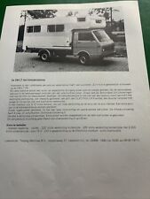 Volkswagen telehandler camper for sale  KENDAL