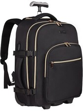 Mochila feminina DEVPNR, 17” mochila laptop Tvl com rodas preta ** comprar usado  Enviando para Brazil
