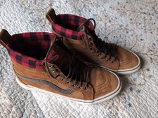 Camurça Vans Off The Wall Hi Top marrom - feminina 10, masculina 8.5 comprar usado  Enviando para Brazil