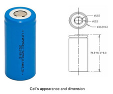 Batteria 32700 32650 usato  Casorate Primo