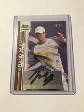 2013-14 Ace autêntico John Isner marrom Grand Slam autografado SP #47/50 comprar usado  Enviando para Brazil