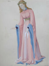 Femme costume medieval d'occasion  Pluvigner