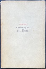Aragon chroniques bel usato  Italia