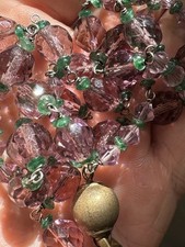 Collana ametista smeraldi usato  Roma
