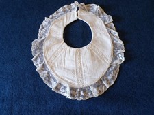 Bavoir ancien dentelle d'occasion  France