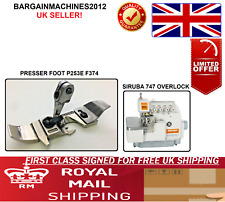PEÇA DE MÁQUINA DE COSTURA INDUSTRIAL SIRUBA 747 OVERLOCK PRESS FOOT P253E F374 comprar usado  Enviando para Brazil