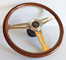 Volante de madeira OEM LUISI 390mm serve para Mercedes Benz W123 W124 R107 78-92' comprar usado  Enviando para Brazil