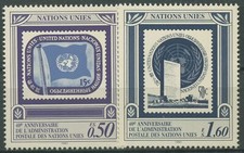 UNO Genf 1991 Postverwaltung MiNr. 7 und 10 UNO New York 206/07 postfrisch comprar usado  Enviando para Brazil