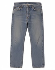 Jeans reto masculino RIFLE W38 L34 azul algodão BQ20 comprar usado  Enviando para Brazil