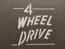 Wheel drive decal for sale  Columbus