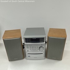 Sistema de prateleira Aiwa XR-EM50 AM/FM/CD/cassete - TESTADO comprar usado Sistema de prateleira Aiwa XR-EM50 AM/FM/CD/cassete - TESTADO comprar usado  Enviando para Brazil