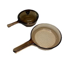 Frigideira Corning VISIONS âmbar 7" parte inferior waffle visão 0,5L litro frigideira comprar usado  Enviando para Brazil