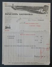 Facture 1941 biscuits d'occasion  Nantes-
