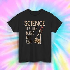 Camiseta Science Like Magic | Presente científico engraçado | Gráfico de copo mágico real  comprar usado  Enviando para Brazil