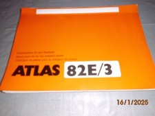 Ersatzteilliste atlas 82e gebraucht kaufen  Heide
