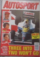 Autosport magazine august for sale  DARWEN