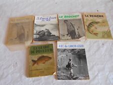 Livres pêche vintage d'occasion  Bais