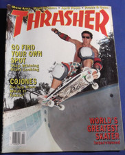 THRASHER MAGAZINE-APRIL 1988  STEVE ALBA   SALBA   JOEY MCSUEEB  AMATEURS comprar usado  Enviando para Brazil