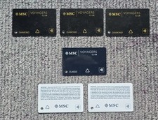 Usado, 6 cartões de cabine de navio de cruzeiro MSC WORLD AMERICA, membros Diamond e Classic Club comprar usado  Enviando para Brazil