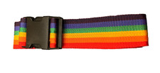 Rainbow colored luggage for sale  Ocoee